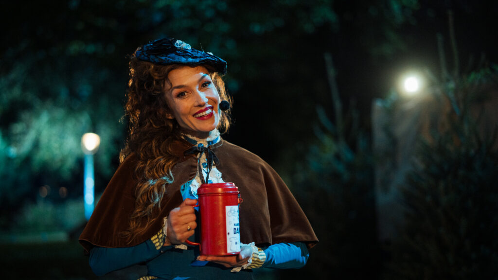 Katja Schuurman als Kinderhulpcollectant